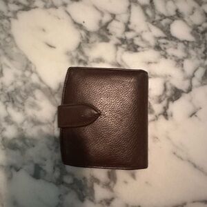 Coach leather wallet